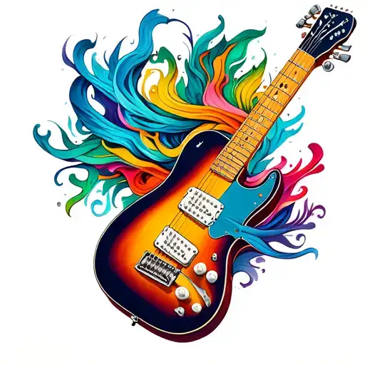 Guitar Fretboard Intertwined