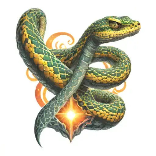 Cosmic Genesis Snake