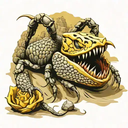 Desert Scorpion Yellow