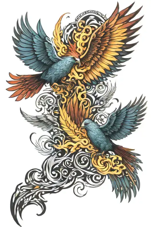 Phoenix Vs Thunderbird Flying