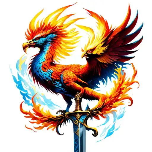 Phoenix And Sword