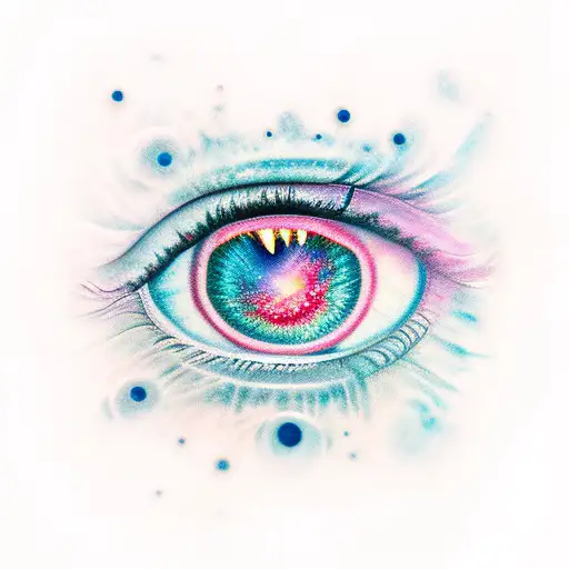 Galaxy In Eye
