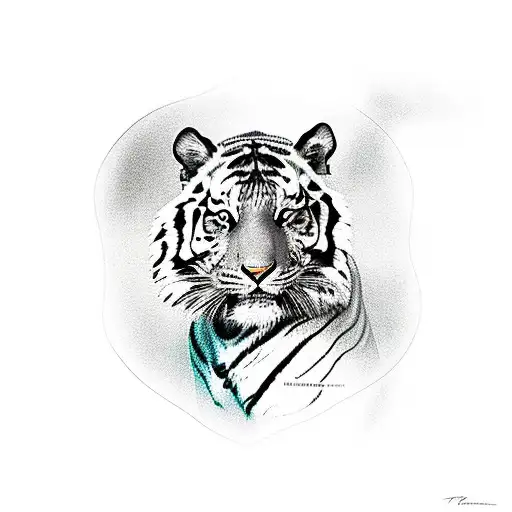 Tiger On A Record Player