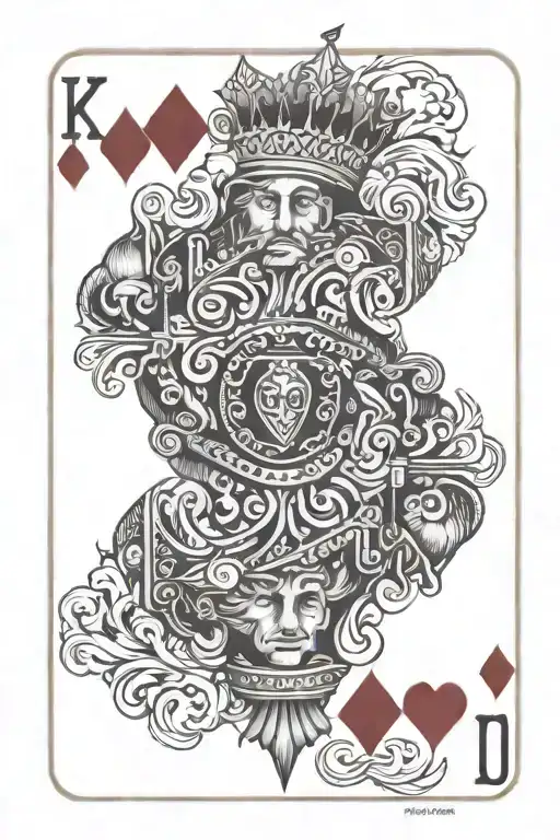 King Of Hearts Playing Card