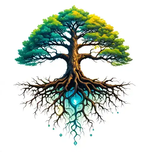 Tree Of Life With Roots