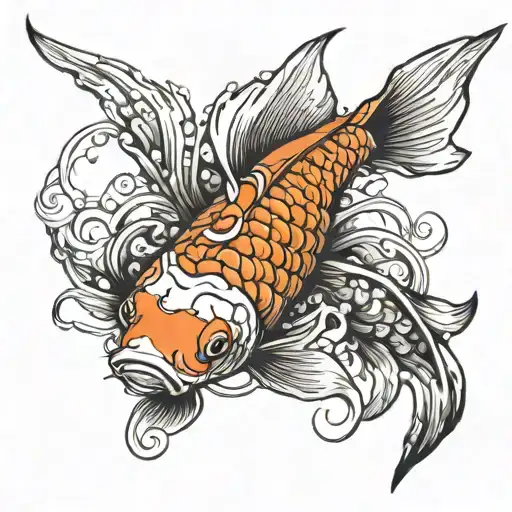 Koi Fish Transforming