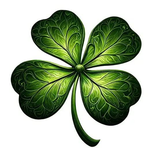 Money Magnet 4 Leaf Clover Made