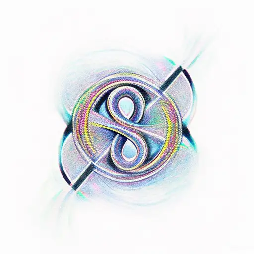 Infinity Symbol With Two Magnets