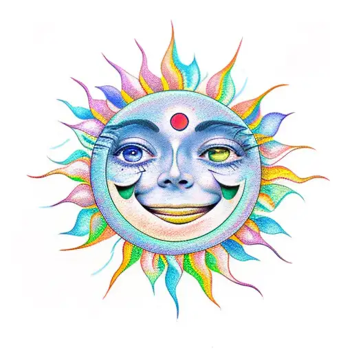 One Happy Sun And One Sad Moon