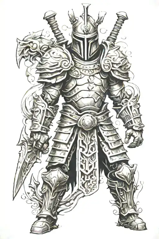 Stone Warrior Standing