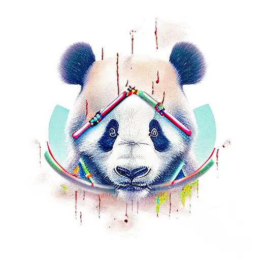 Panda Holding Weights