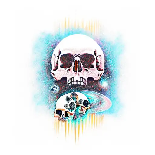 Universe Inside A Skull