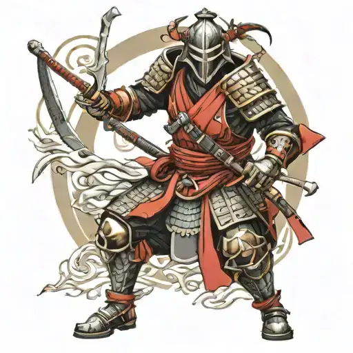 Assassin Samurai In Full Armor
