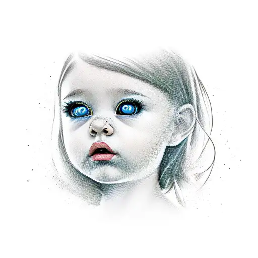 Little Girl In The Woods