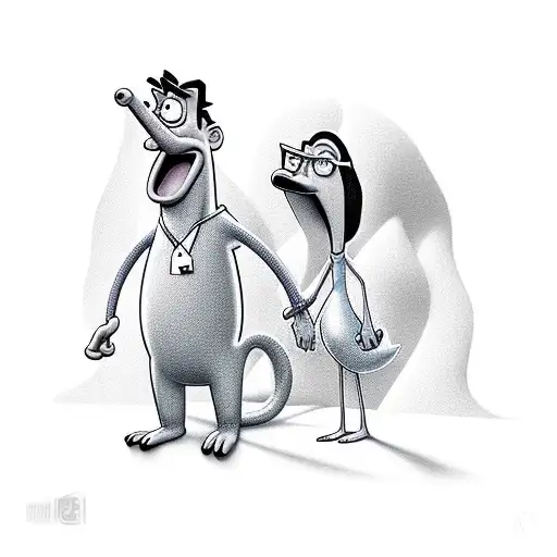 Phineas And Ferb On A Beach