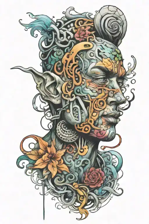 Portrait Demonstrating My Strong Mental