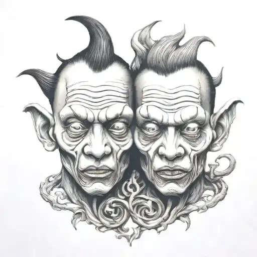 Siamese Twin Head Monster