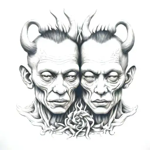 Siamese Twin Head Monster