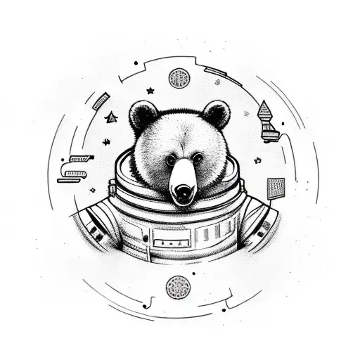 Dope Bear In Space