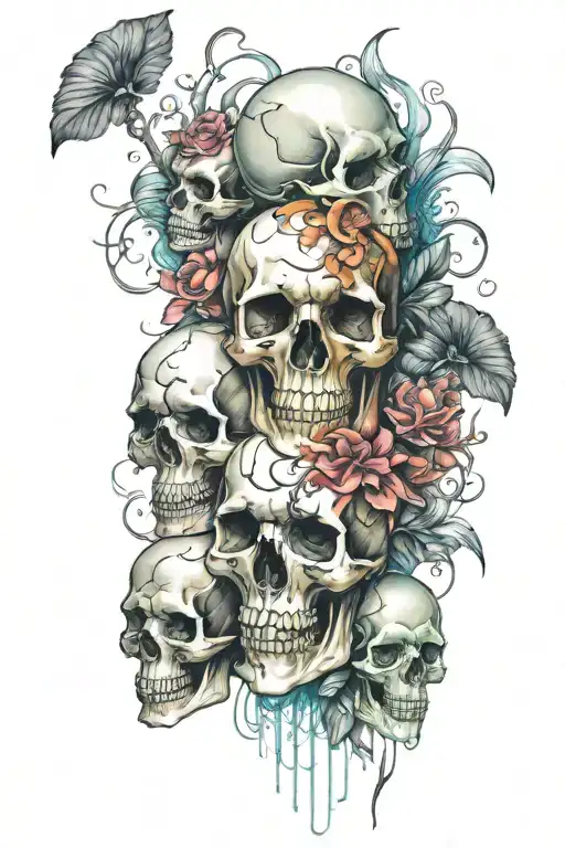 Skulls Representing Dark Periods