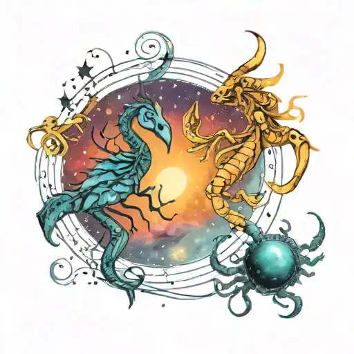 Virgo And Scorpio Constellation