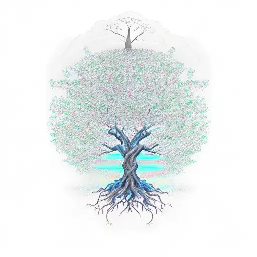 Tree Of Yggdrasil Growing Down Arm