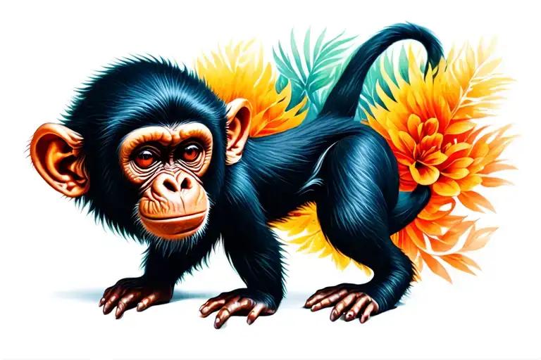 Monkey Made Out Of Name Chloe