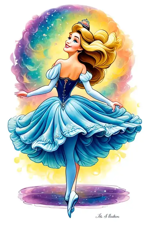 Disney Princess Being A Dancer