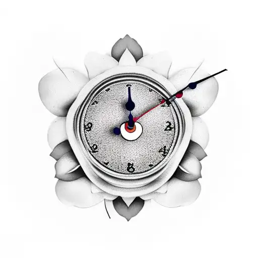 Clock With Four-leaf Clover