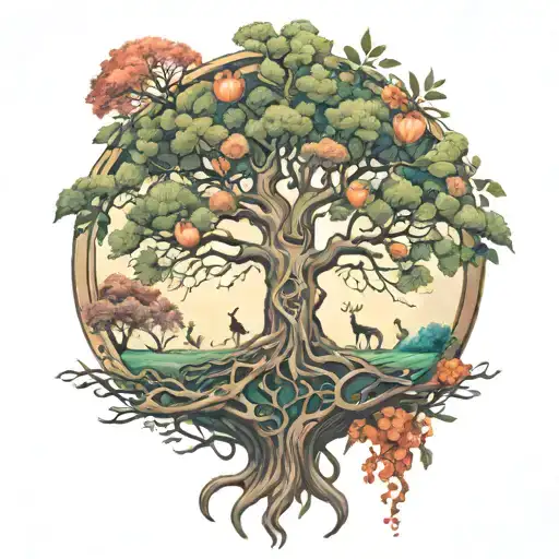 Tree Of Life Surrounded