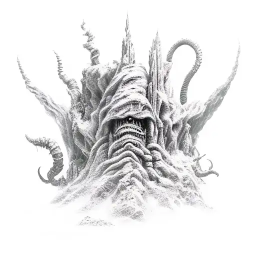 Dark Souls Type World With Lovecraftian Feel Full Sleeve