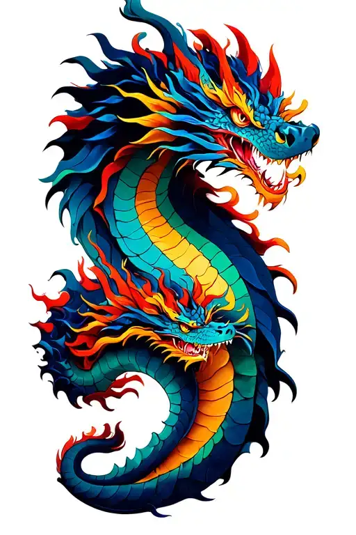 Two Dragon Wrapped