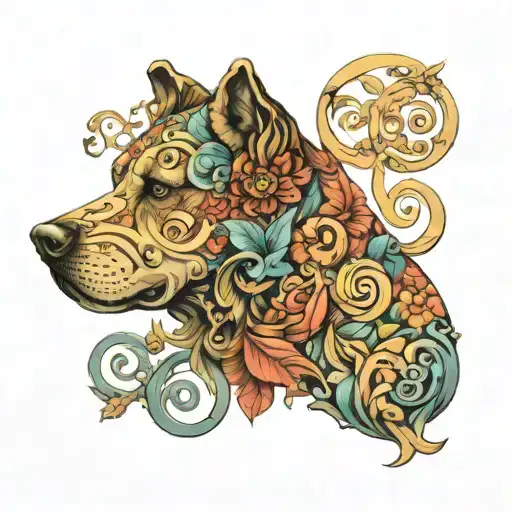 Use Letters Of Serendipity To Form A Dog Shape