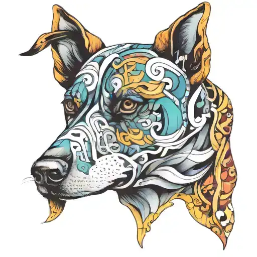 Use Letters Of Serendipity To Form A Dog Shape