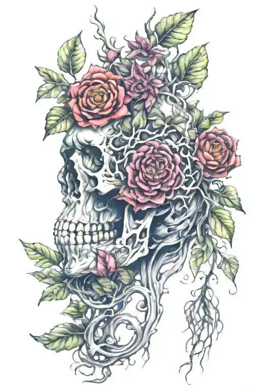 Decomposing Animal Plants Growing