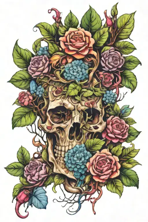 Decomposing Animal Plants Growing