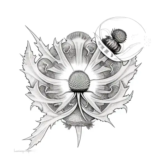 Thistle With Shamrock