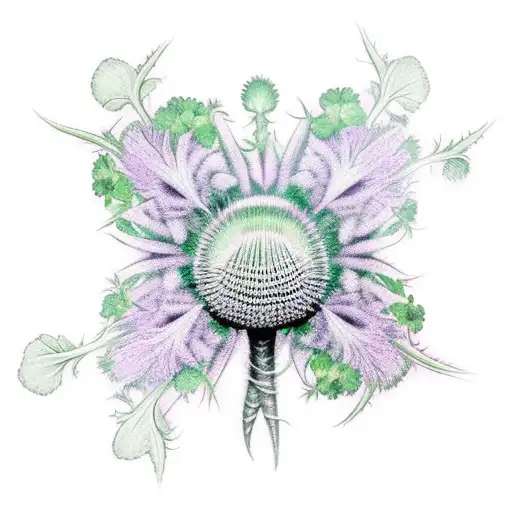 Thistle With Shamrock