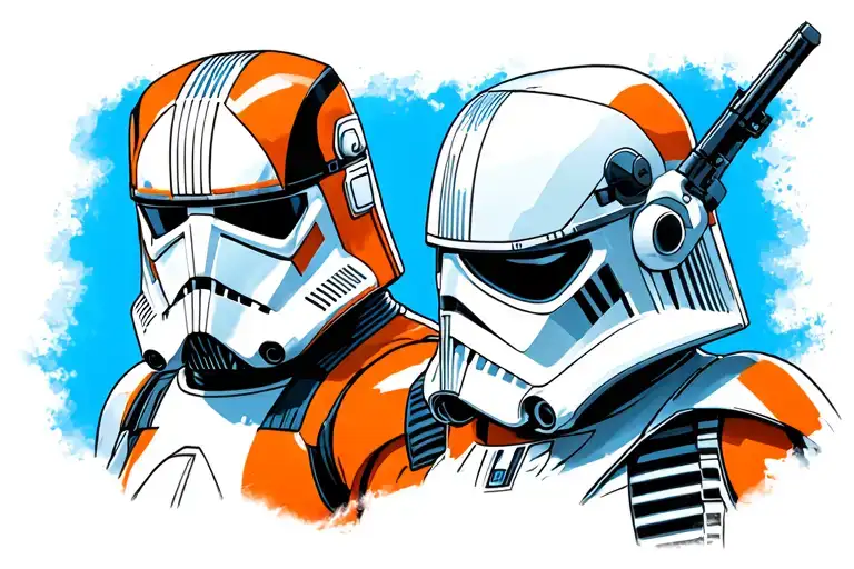 Star Wars Commander Cody And Captain Rex