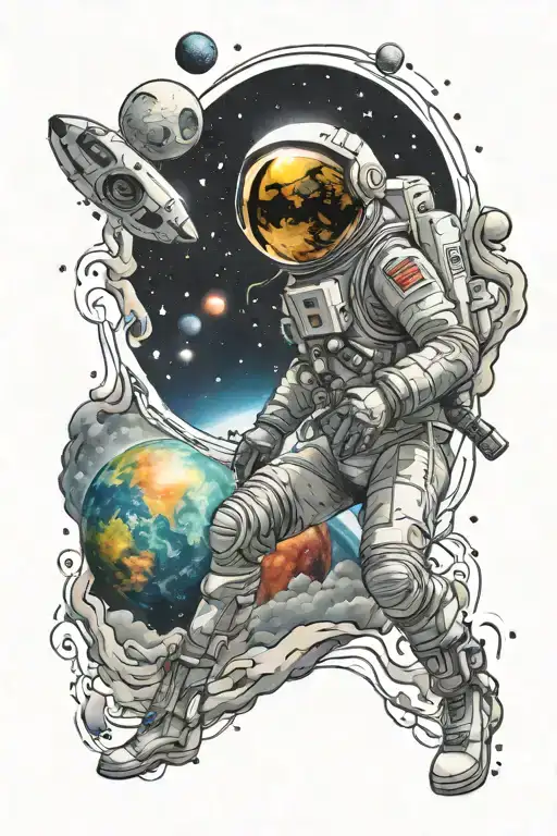 Space Trippy Themed