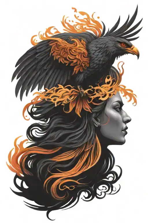 Phoenix Rising From Overthinker Mind