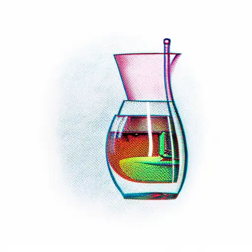 Wine Glass And Airplane