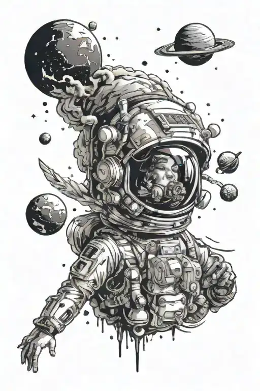 Space And Travel Word