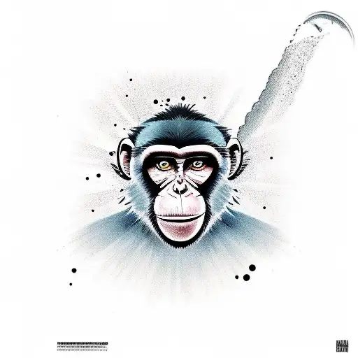 Monkey Drinking Pepsi