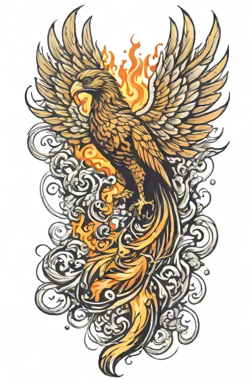Phoenix Rising From Ashes