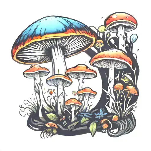 Mushroom Circle Shape