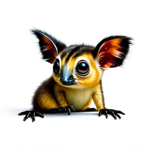 Highly Detailed Realistic Bush Baby