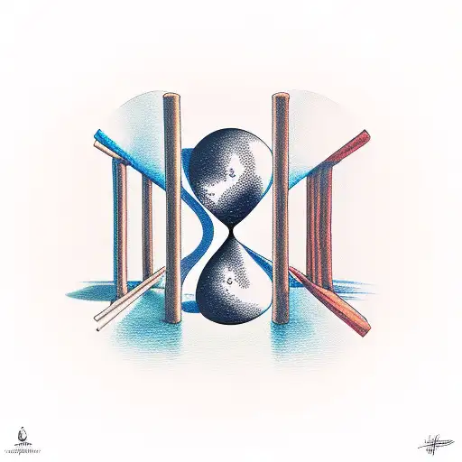 Hourglass Showing My Life