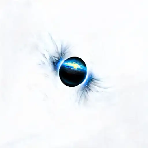 A Star Being Swallowed By Black Hole