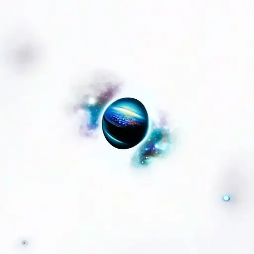 A Galaxy Seen Through A Blackhole